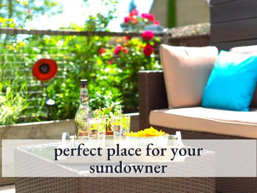Parterre Lounge mit Terrasse -Nähe Karlsruhe & KIT - ohne Treppen -barrierefreie Dusche