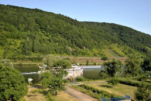 Pension Mosella , Appartement mit Balkon und Moselblick