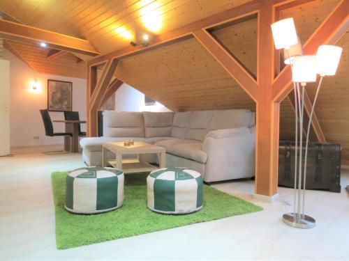 Penthouse Wolkenstein großzügige Maisonette auf 155 qm mit Whirlpool, Klima & Kamin