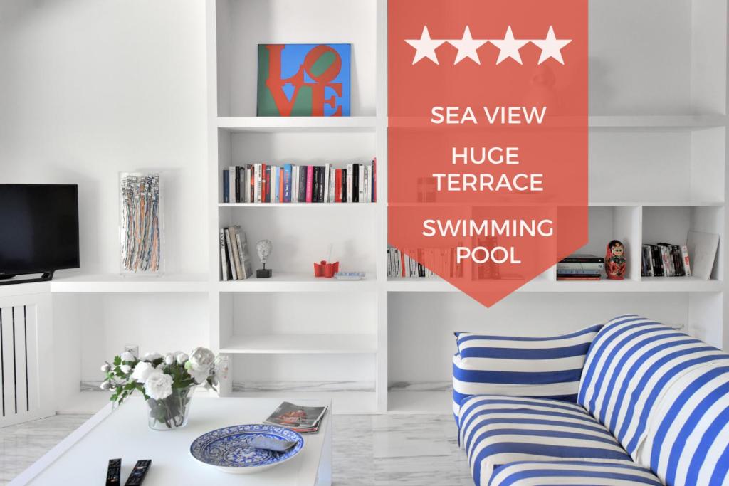 PERFECT 3 bedrooms with huge terrace and swimming pool 10 avenue Costebelle, 06400 Cannes