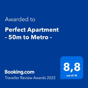 Perfect Apartment - 50m to Metro -