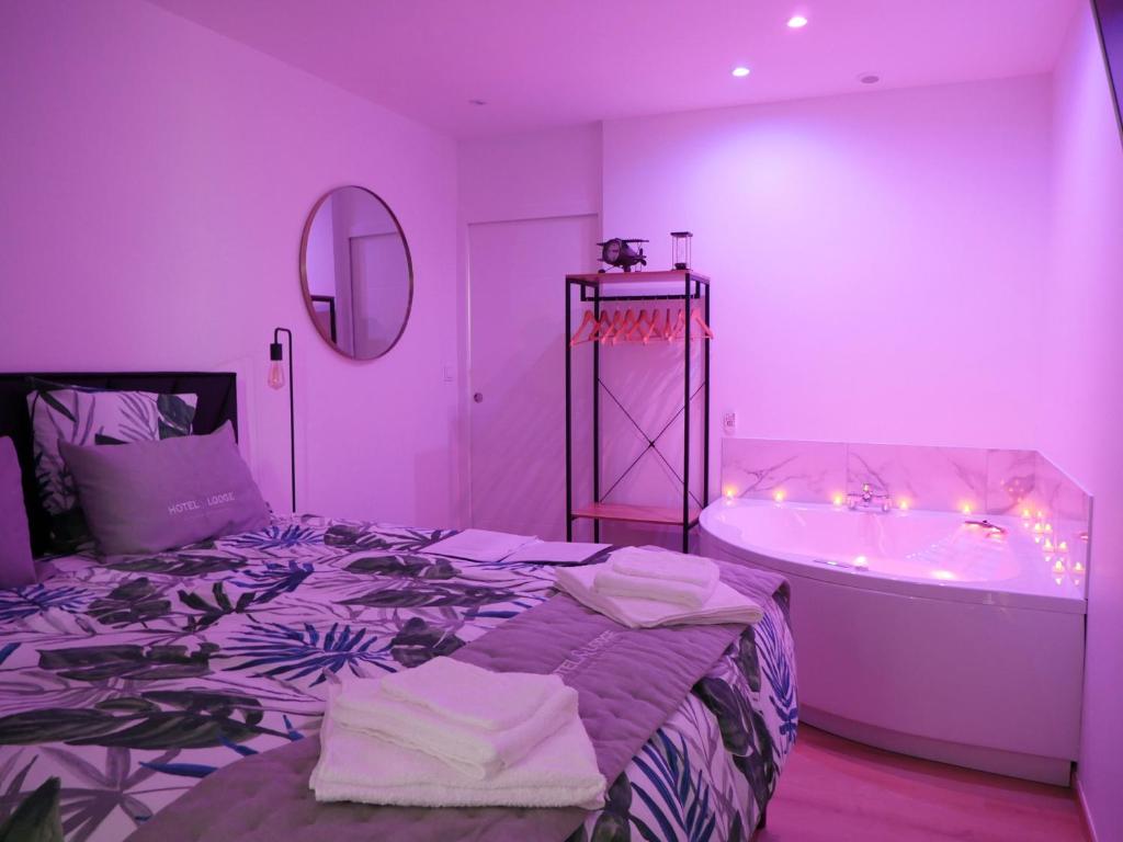 Perle d'Opale LOVE ROOM Tout Confort Face Mer avec Balnéo appt N°9, 3ème étage 28 Esplanade Parmentier, 62600 Berck-sur-Mer