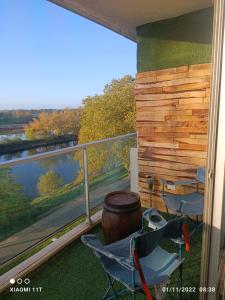 Petit cocon vue sur la Loire avec Place de Parking offerte