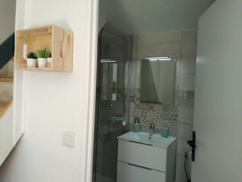 Petit Loft T2 bis mezzanine avec jardin et piscine