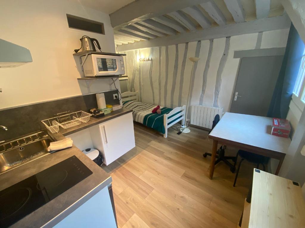 Petit studio ancien, cœur de Rouen 171 Rue Beauvoisine, 76000 Rouen