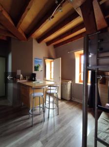Petit studio plein sud avec une belle vue