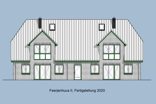 Pfahlbau, Ferienwohnung für 4 Personen - Erwachsene oder Kinder - in DE FEERJENHUSEN am Haubarg von Vollerwiek, Fertigstellung April 2020
