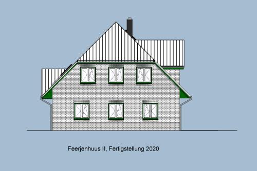 Pfahlbau, Ferienwohnung für 4 Personen - Erwachsene oder Kinder - in DE FEERJENHUSEN am Haubarg von Vollerwiek, Fertigstellung April 2020