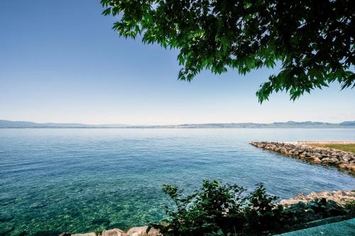 Pieds dans l'eau - Lac Léman - 2 min Evian - Spacieux