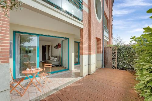 Pompon sur la Garonne - Appt avec balcon pour 2