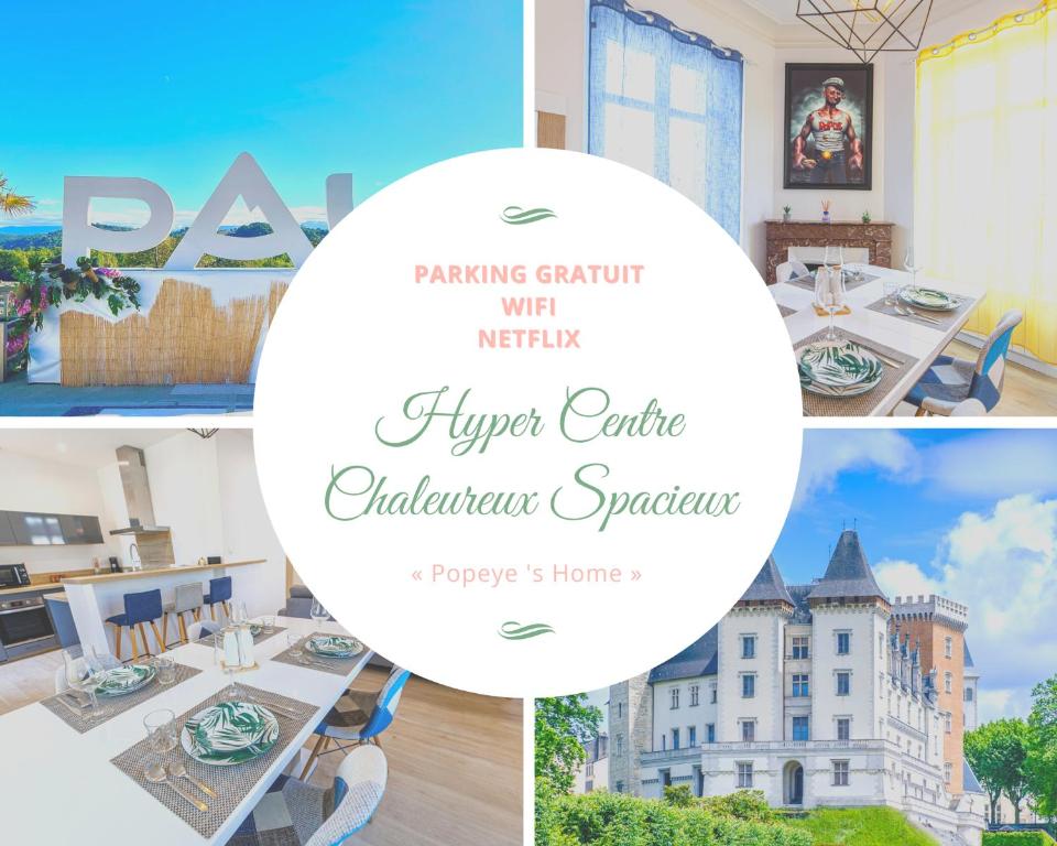 Popeye 's Home Hyper Centre Chaleureux Spacieux 1er étage 1 Rue Mathieu Lalanne, 64000 Pau