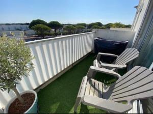 Appartement Port Camargue plage sud, Appartement P2 de 35m² Résidence La Santa Maria 2 Route des Marines 30240 Le Grau-du-Roi Languedoc-Roussillon