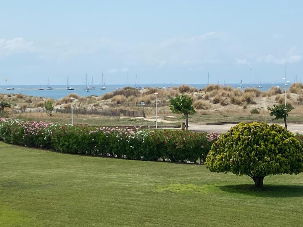 Appartement PORT CAMARGUE Studio vue mer 219 ROUTE DES MARINES RESIDENCE LA LAGUNE  entrée CASA ZOMAR Appartement 150 30240 Le Grau-du-Roi