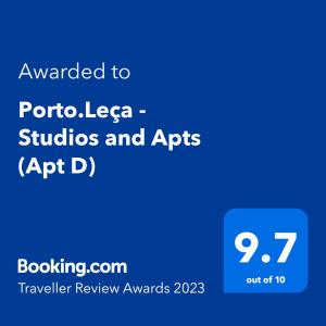 Porto.Leça - Studios and Apts (Apt D)