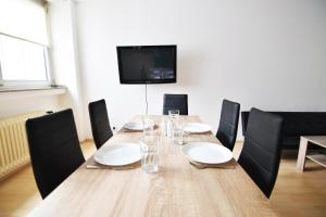 Praktisches Apartment mit Flatscreen TV