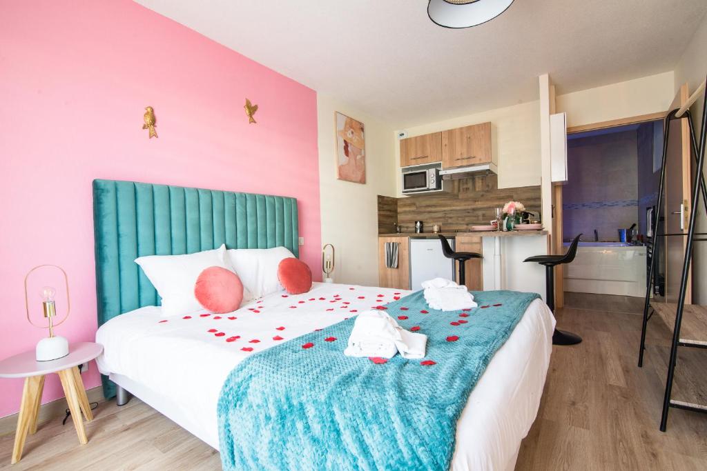 Private Independant flat - Lourdes city center - 2 Balconies