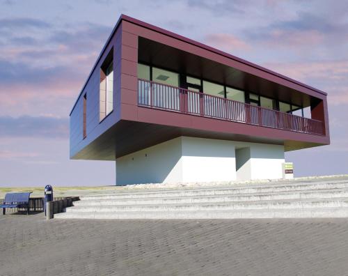 Quartier Alter Hafen mit Meerblick, Balkon & Parkplatz - ABC242