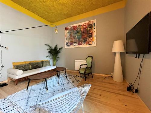 Reims : Le Yellow'loft proche hyper-centre
