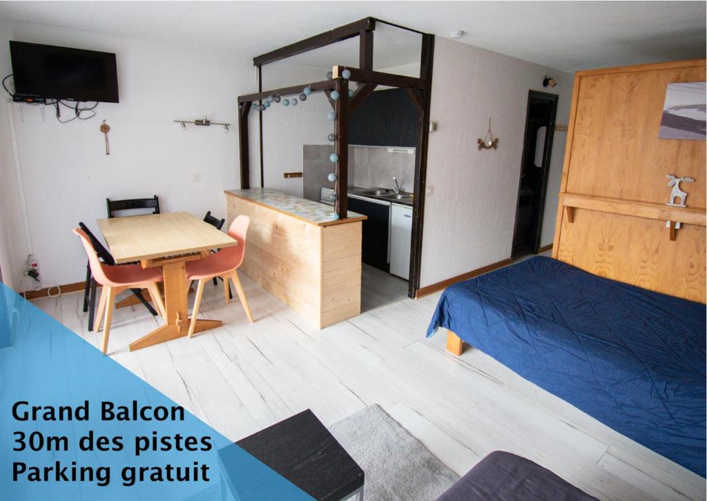 Appartement Relai S11 Grand et lumineux studio avec coin montagne 4-6 pers, 30m des pistes, grand balcon, DRAPS NON COMPRIS 2932 Route de la Moussiere d'En Haut 74430 Saint-Jean-dʼAulps