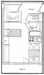 Appartement Résidence Le Cervin - 2 Pièces pour 5 Personnes 184 Res LE CERVIN Appartement 214, 1er étage ascenseur et escaliers 73210 Aime-La-Plagne Rhône-Alpes