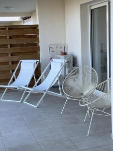 Résidence Marina di Bravone - appartement 10 personnes Vue Mer RDC N70-71