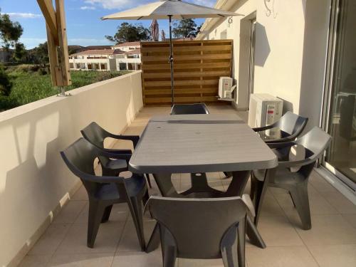 Résidence Marina di Bravone - appartement 6 personnes Vue Mer 1er étage N93-94