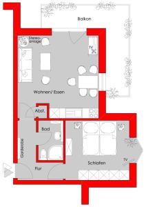 Appartement Residenz Albatros Strandhausallee 22 Ferienwohnung 27476 Cuxhaven Basse-Saxe