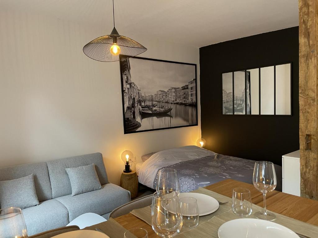Rez-de-jardin cosy pour 3 personnes face a la plage de la Noeveillard