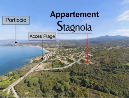 RIVAGES DE LA STAGNOLA T3 NEUF CLIMATISE vue panoramique Mer et Montagne à 200 m Plage LOCATION VOITURE possible