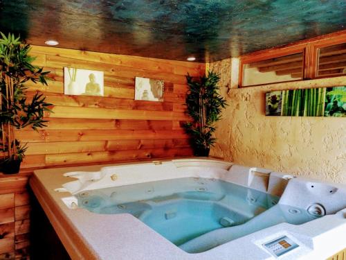 Maison d'hôtes Appartement romantique Jacuzzi privatif et jardin Au temps des cerises La Ciotat Lotissement Teissier villa 10 1052 Boulevard de Lavaux La Ciotat