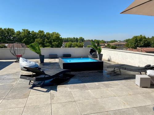 Appartement Rooftop avec piscine Avignon france