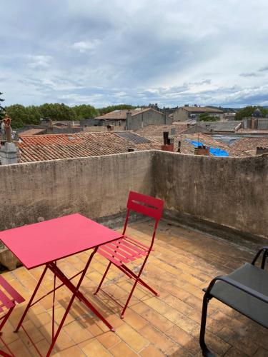 Rooftop vue cité médiévale