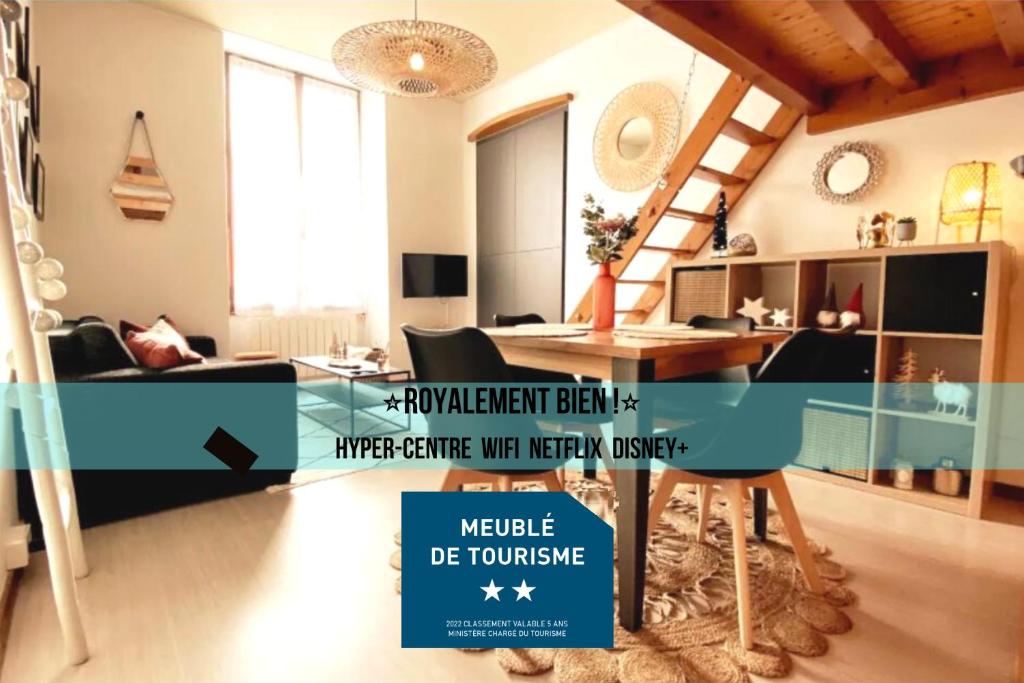 Appartement ROYALEMENT BIEN ! Hyper-centre - Wifi - Netflix - Disney plus 3 ème étage 14 Rue Royale 74000 Annecy