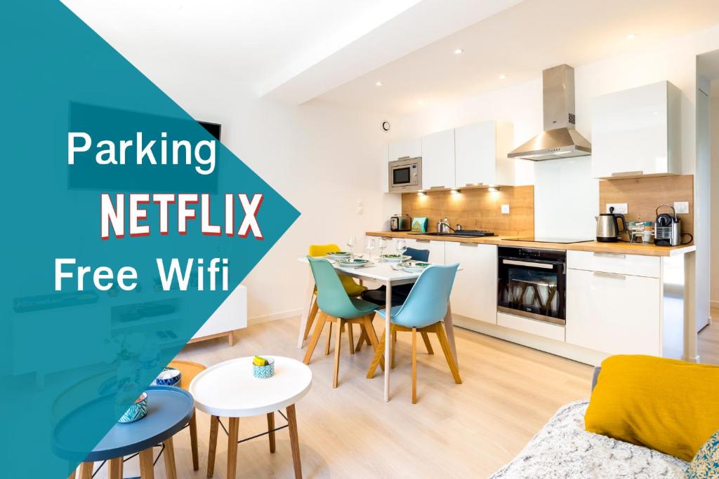 Appartement Saint-Malo With Love, Parking, Netflix, Wifi 3 Rue Danycan 35400 Saint-Malo