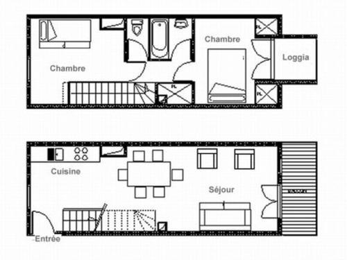 Appartement Appartement Saint-Martin-de-Belleville, 3 pièces, 6 personnes - FR-1-344-722 LES GRANGERAIES Saint-Martin-de-Belleville