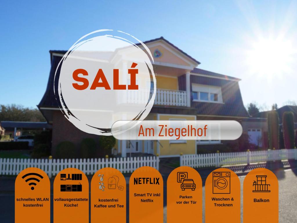 Appartement Sali - Am Ziegelhof komplett saniert, große Terrasse, schnelles WLAN, Streaming 26 Alter Ziegelhof 49377 Vechta