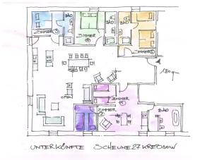 Appartement Scheune 27 Krebsow Hauptstraße 27 A 17495 Krebsow Mecklembourg-Poméranie