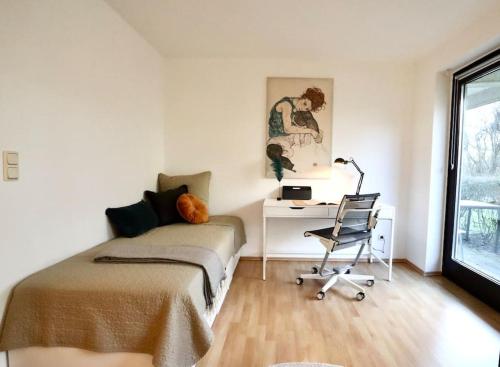 Schickes Apartment in Düsseldorf mit Terrasse