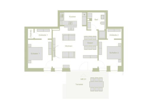 Schleiferei Zwei, Wohnung 1