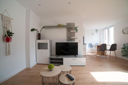 Schöne Ferienwohnung 54 m², Zentrumsnah, Kingbett
