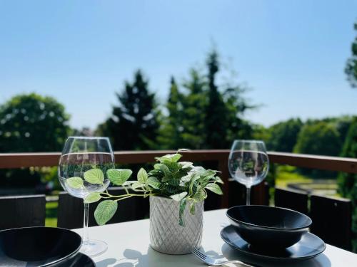 Schöne FeWo mit Balkon und toller Aussicht