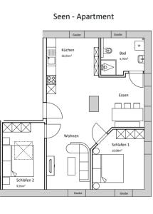 Appartement Seen-Apartment im Herrenhaus Rheinblick Beekscher Weg 66 46509 Xanten Rhénanie du Nord - Westphalie