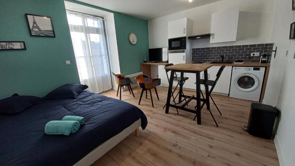 Appartement Segré centre ✰ studio ✰ 24m² ✰ cuisne ✰ wifi ✰ TOUT NEUF! 3 Rue Massenet 49500 Segré