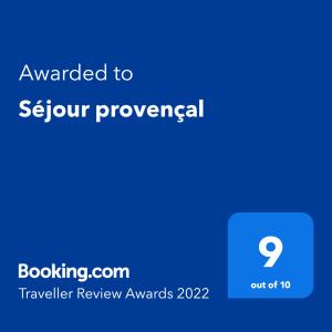 Séjour provençal