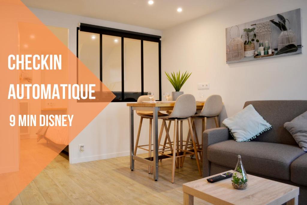 Self Checkin Automatique - 9 min Disney - LE ZEN - COSYRENTING 14A Rue du Pont de Couilly, 77174 Villeneuve-le-Comte