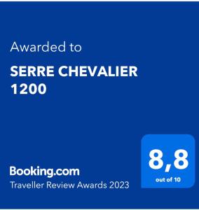 SERRE CHEVALIER 1200