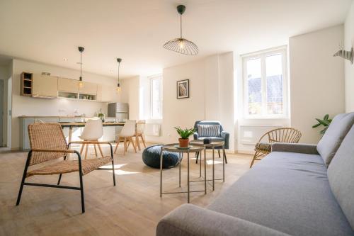 Serre Chevalier appartement moderne 6/8 pers 85m2.