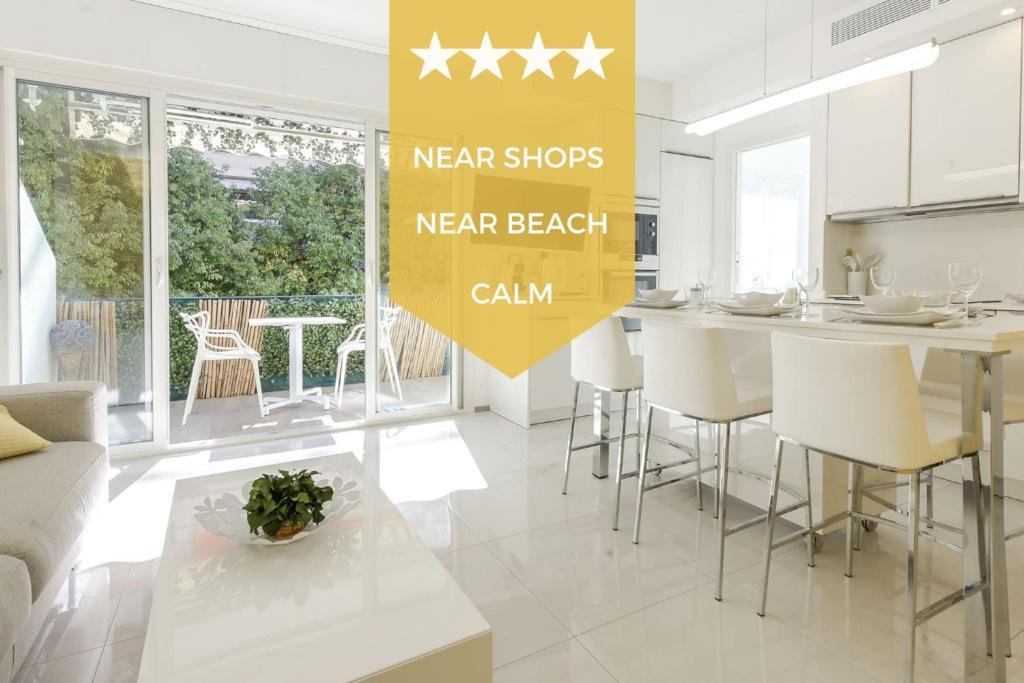 SERRENDY 3 minute-walk to the beaches! Cozy 2-bedroom apartment 12 rue Lacour, 06400 Cannes