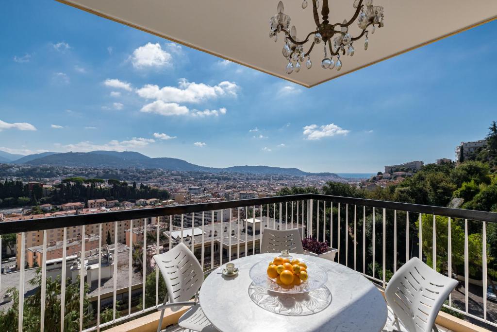 SMARTBNB - 2p - Terrasse - Vue panoramique - Piscine Lieutenant Emile Charpentier, 6, 06000 Nice