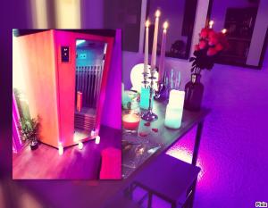 Spa et Sauna Privatif à Biscarosse Plage pour Nuit Romantique balnéothérapie et sauna accessible toute l année dans l appartement petit dejeuner et repas en option reglement sur place